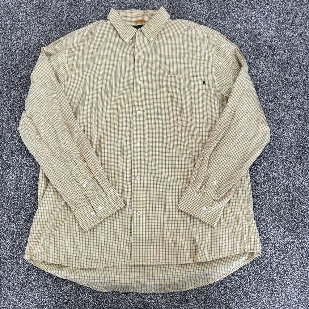 Timberland Men's XXL Checkered Button-Down Shirt - Picture 1 of 7